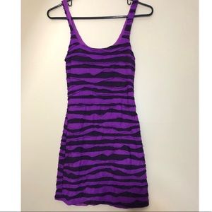 Free people purple and black mini dress size: XS